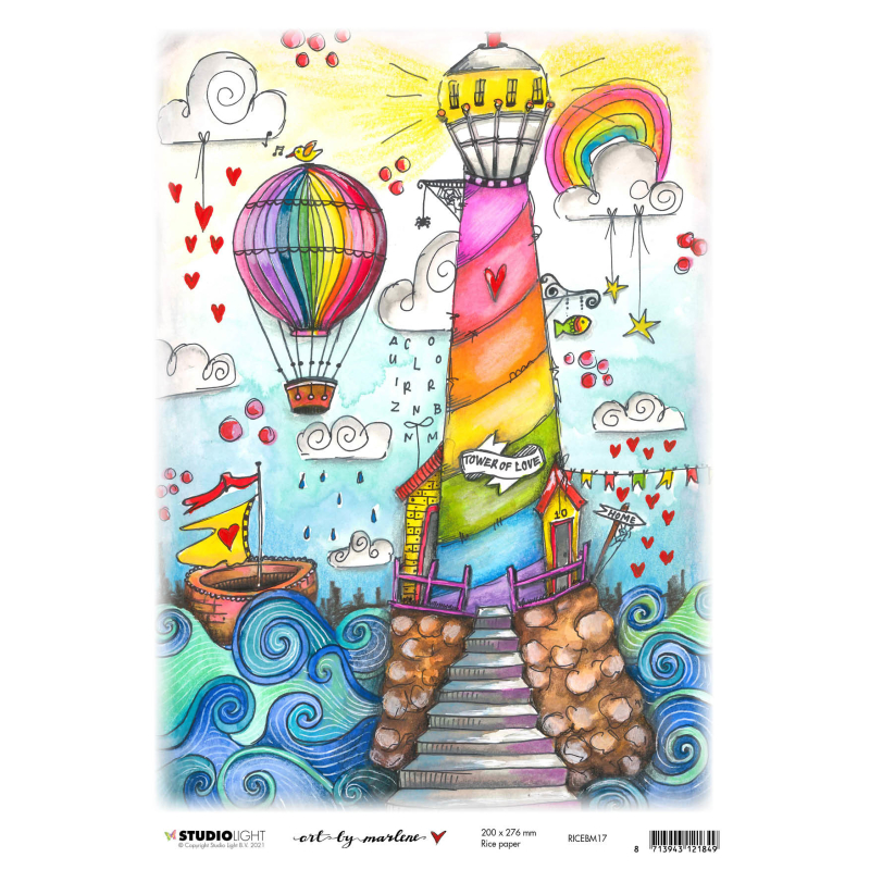 Art By Marlene Marlene's World A4 Rice Paper (RICEBM17)